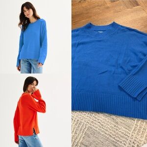 Sonoma Goods Cotton Split Hem Sweater